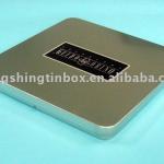 Square tin box , CD case