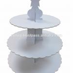 CAKE STAND (3 Levels) WHITE