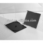 CD Box - 5.2mm Slim CD Case, Single, With Matte Black Tray