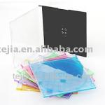 slim 5.2mm ps color cd jewel case with black/color tray