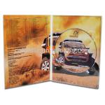 Printed cardboard DVD case for tourism video DVD replication