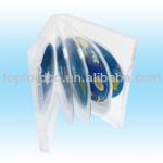 Super Clear DVD Case 22mm for 8pcs Discs