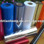 food blister packing pvc rigid gold film for chocolate packing