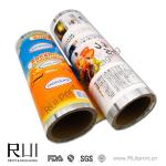 snack food packaging plastic film on roll