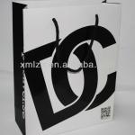 luxury promotion paper bag with printing for shopping spot UV
