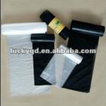 Clear HDPE garbage bag in roll