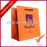 Guangzhou manufacturer paper material OEM handmade paper bag by your favour