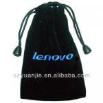 personalized china supplier drawstring silk velvet gift bag