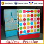 guangzhou manufactural supply paper shopping bag