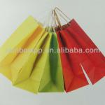 Twist paper handle bag