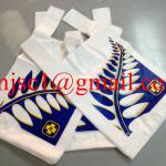 White HDPE T-shirt bags Plastic