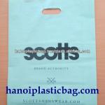 die cut handle plastic bag