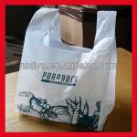Plastic T-shirt Bag for Supermarket