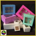 Customized Paper Cupcake Box (1 to 24cups)