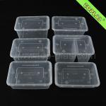 Disposable Plastic Rectangular Food Container