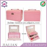 pink crocodile High Quality Jewelry Display Box