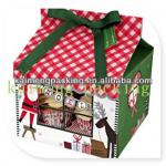 Fancy Christmas design cake paper packaging boxes