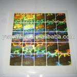 custom tamper evident hologram sticker