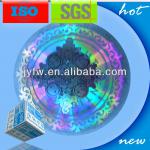 3d round custom hologram sticker