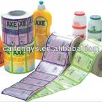 PP/PVC/PET Bottle labels