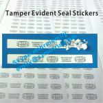 Security Self Destructive Vinyl Strip Seal Labels,Eggshell Asset Seal Labels,Printed Frangible Paper Security Labels