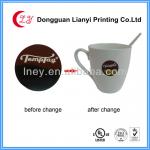 2013 paper PVC temperature indicator label heat sensitive color changing sticker