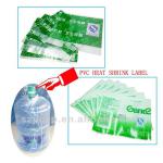 PVC heat shrink sleeve label for 5 Gallon bottle neck