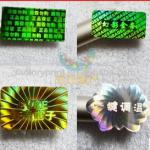 Custom Laser Hologram printing stickers unremovable counterfeit for logo lable