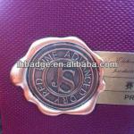 3D embossed metal wine label,plastic wine label