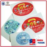 Sticker factory in Guangzhou, New style sticker printing, Sticker printed with logo