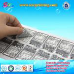 Factory wholesale multilayer or double layer label sticker , cosmetic booklet label