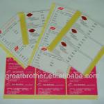 mass production colorful/ ticker adhensive label with lower price