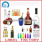 Different Printing of Sticker OPP Label for Glass Bottles