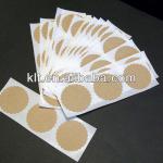 Circle kraft sticker label