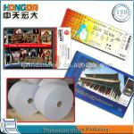 High-quality B thermal boarding pass 120g offset liner adhesive paper