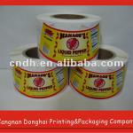 Roll sticker printing