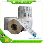 Cheap custom barcode adhesive sticker,barcode stickers roll