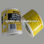 Die cut custom self-adhesive label sticker,PVC, BOPP,PET,PE