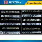 Custom metal logo stickers