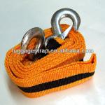 PP Material tow strap/tow rope with strong hooks