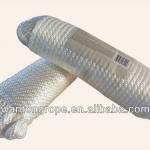 Pro-Grade Solid Braid Polypropylene Rope - 7/16&quot; x 100&#39; Silver White Color Lift Drag All Purpose Line