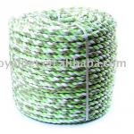 3- strand twisted cotton rope for climbing