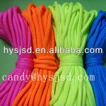 100% Good in quality and low in price colorful braid polyester rope