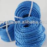 12mm polypropylene fiber rope,twist rope,blue,white color,marine rope