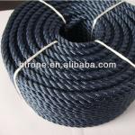 3-strand black utility rope