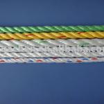 3 strands PP danline color rope