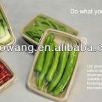 Biodegradable Fresh Food Packaging Sugarcan Fiber Tray