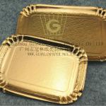 Golden Paper Tray / Paper Plate European Design