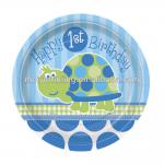 Hot Sale Custom Printed Disposable Paper Plates with Party Themed