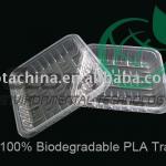 Starch-based biodegradable food trays